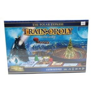 NEW The Polar Express TRAIN-OPOLY Collectors Edition SEALED Master Pieces